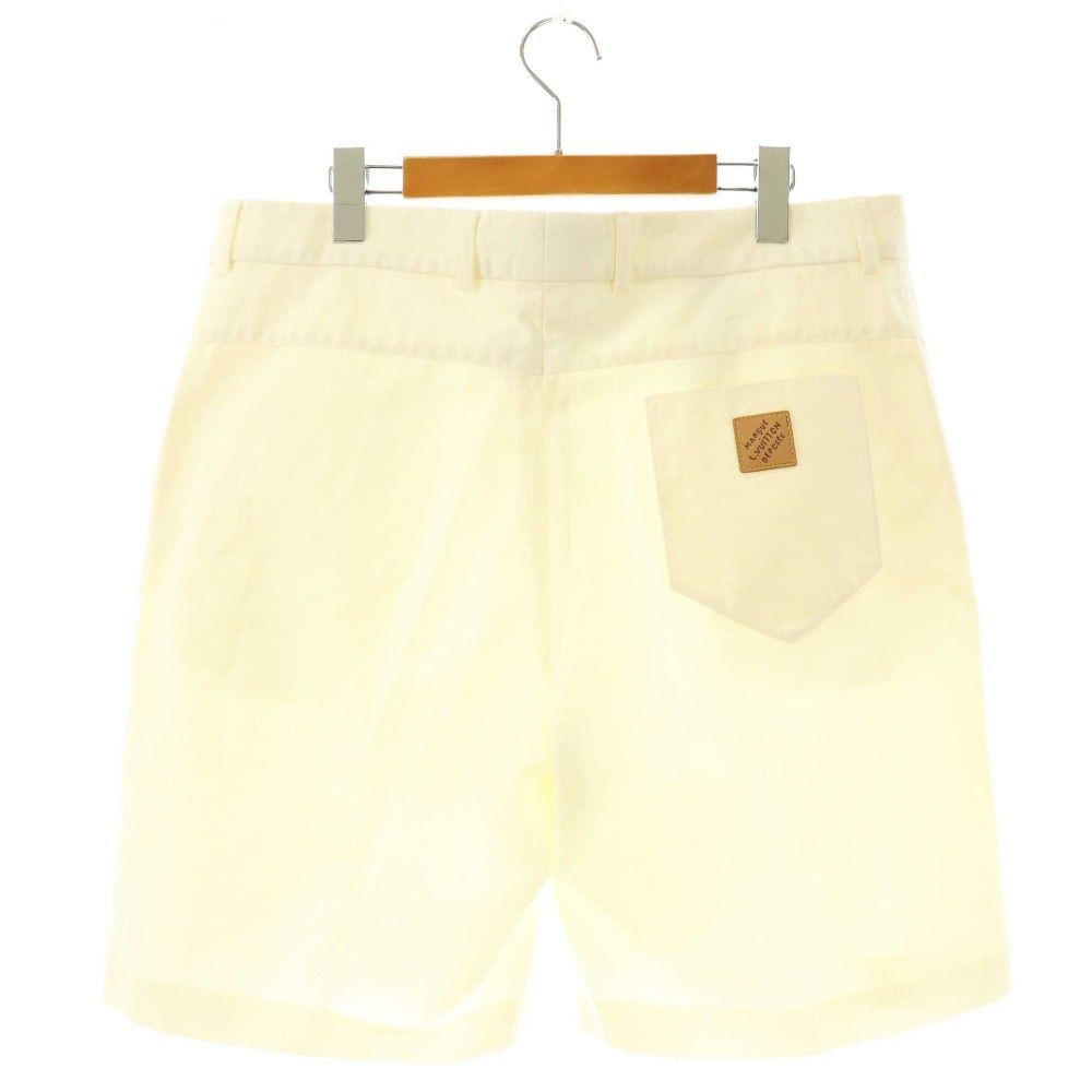 Louis Vuitton Short Zipper Fly Logo Cotton 52 Ivory — view 2