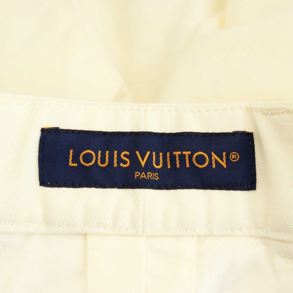 Louis Vuitton Short Zipper Fly Logo Cotton 52 Ivory — view 5
