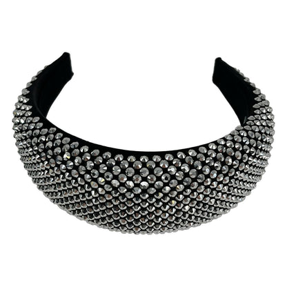 Prada Visual Crystal Headband TU Black — view 5