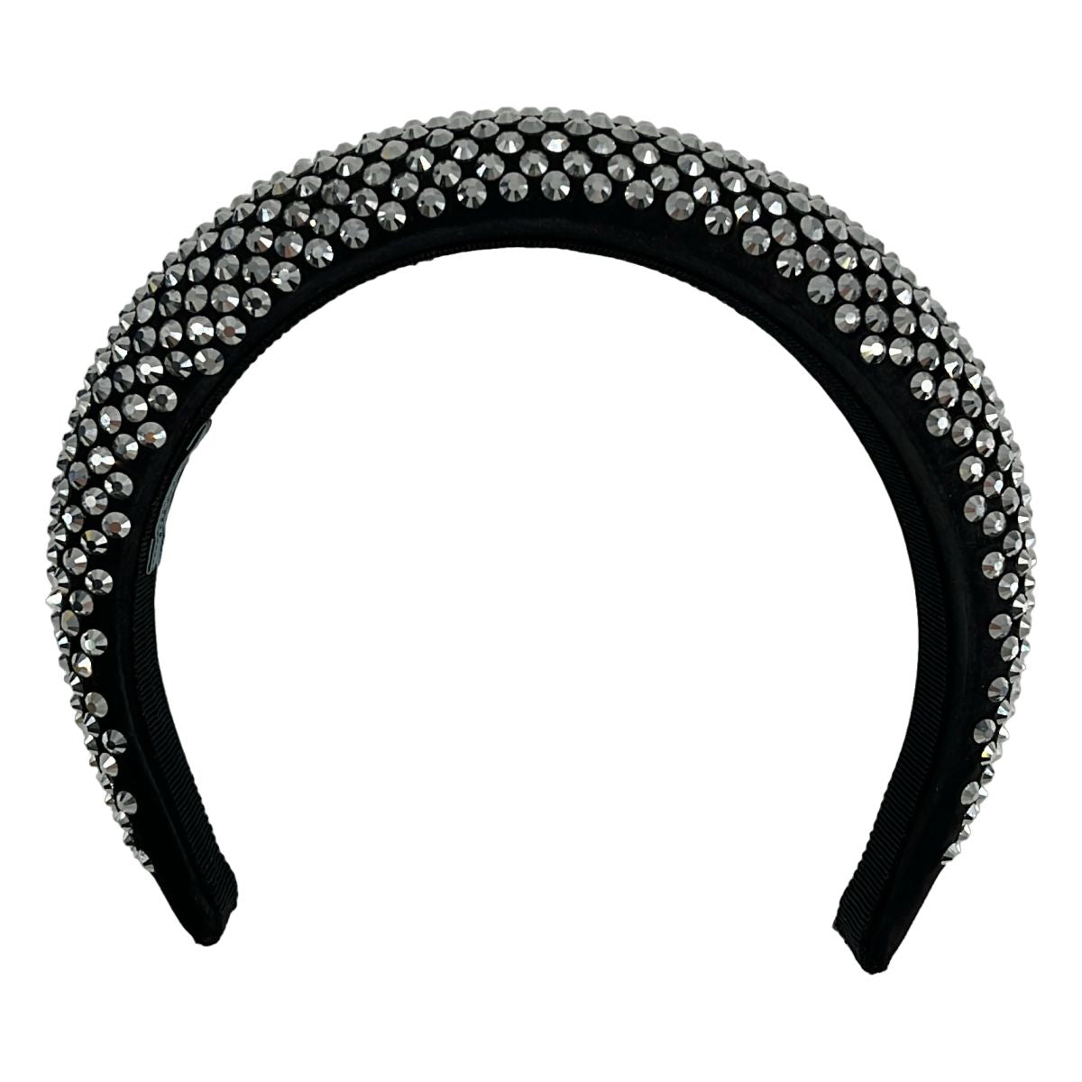 Prada Visual Crystal Headband TU Black