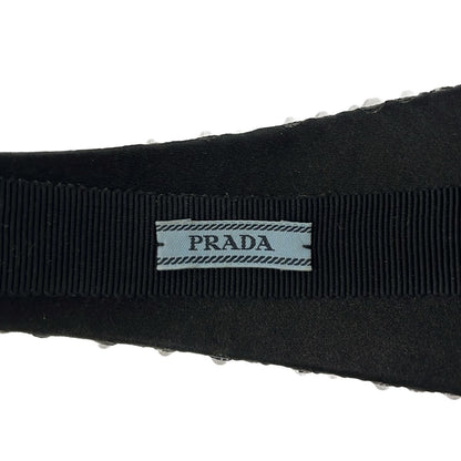 Prada Visual Crystal Headband TU Black — view 6