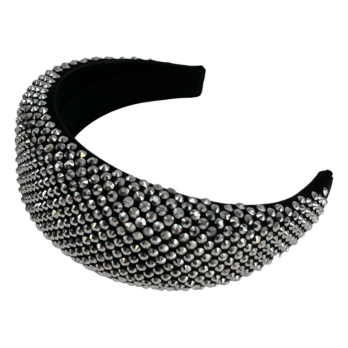 Prada Visual Crystal Headband TU Black — view 2