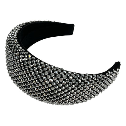 Prada Visual Crystal Headband TU Black — view 2