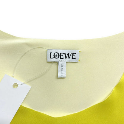 Loewe Camisole Print Satin Dress 34 Gray Yellow — view 5