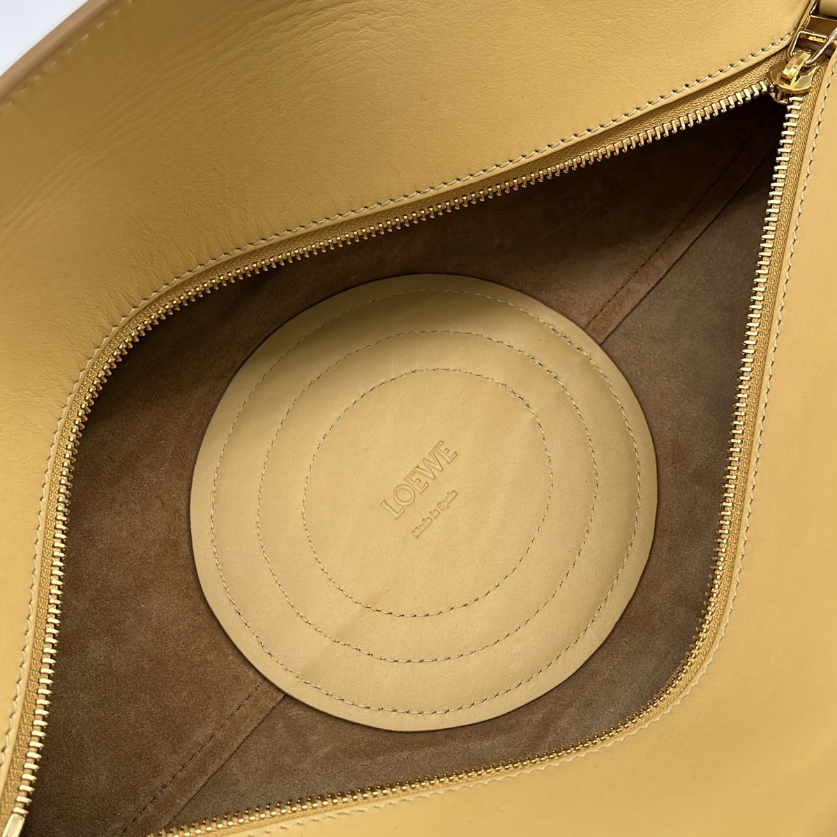Loewe Leather 2-Way Hand Shoulder Paseo Bag Camel — view 5