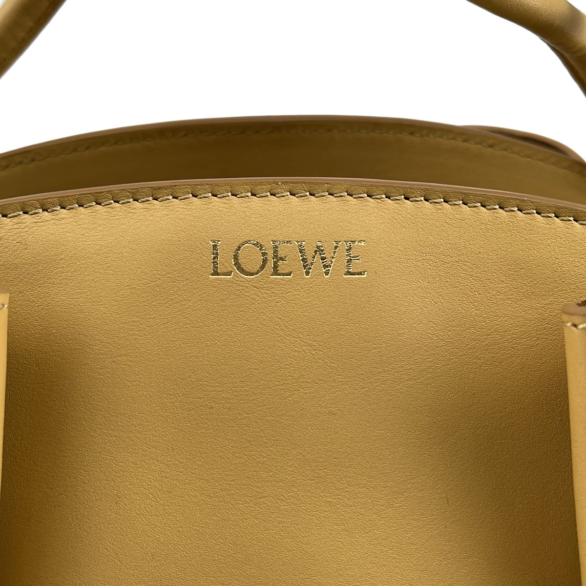 Loewe Leather 2-Way Hand Shoulder Paseo Bag Camel — view 6