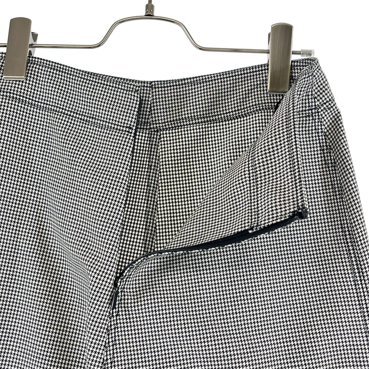Loewe Houndstooth Skirt 34 Gray — view 5