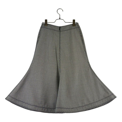 Loewe Houndstooth Skirt 34 Gray — view 4