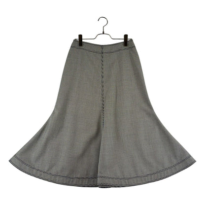 Loewe Houndstooth Skirt 34 Gray