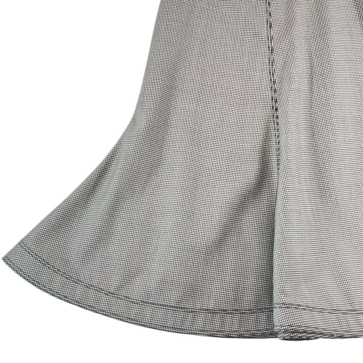 Loewe Houndstooth Skirt 34 Gray — view 3