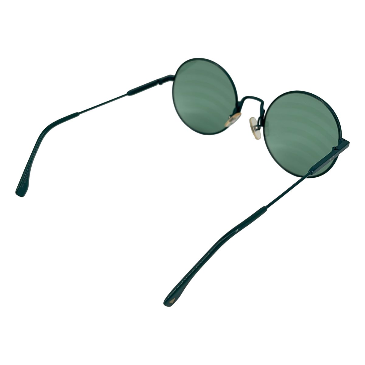 Fendi Round Frame Eyewear Sunglasses 53 22 Green — view 2