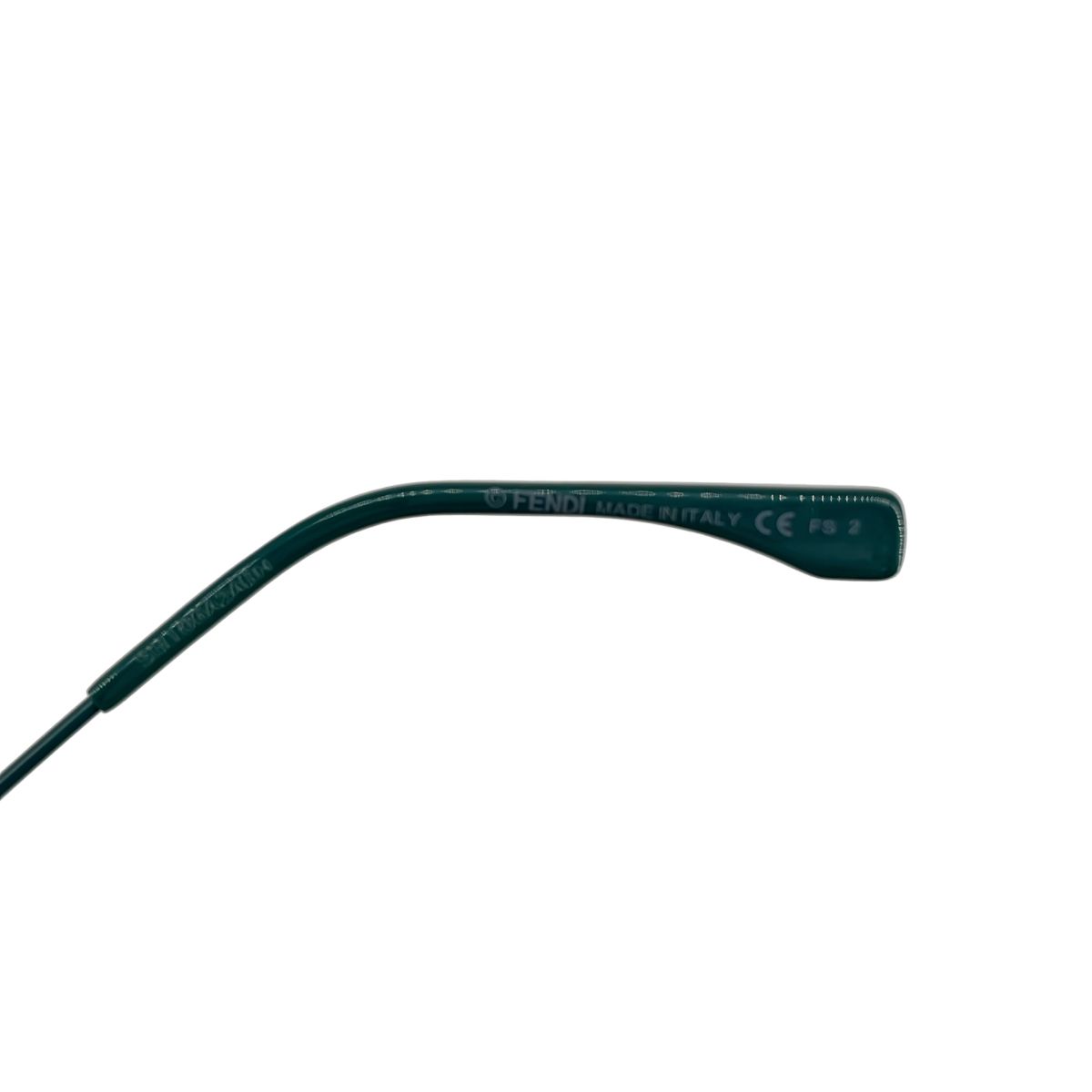 Fendi Round Frame Eyewear Sunglasses 53 22 Green — view 6