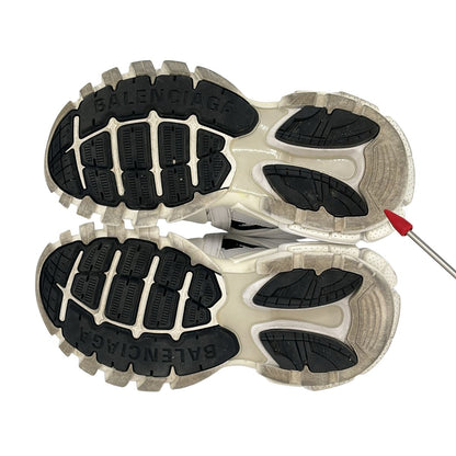 Balenciaga Adidas Tripre S Triple S Mesh Leather Sneakers Black White — view 7