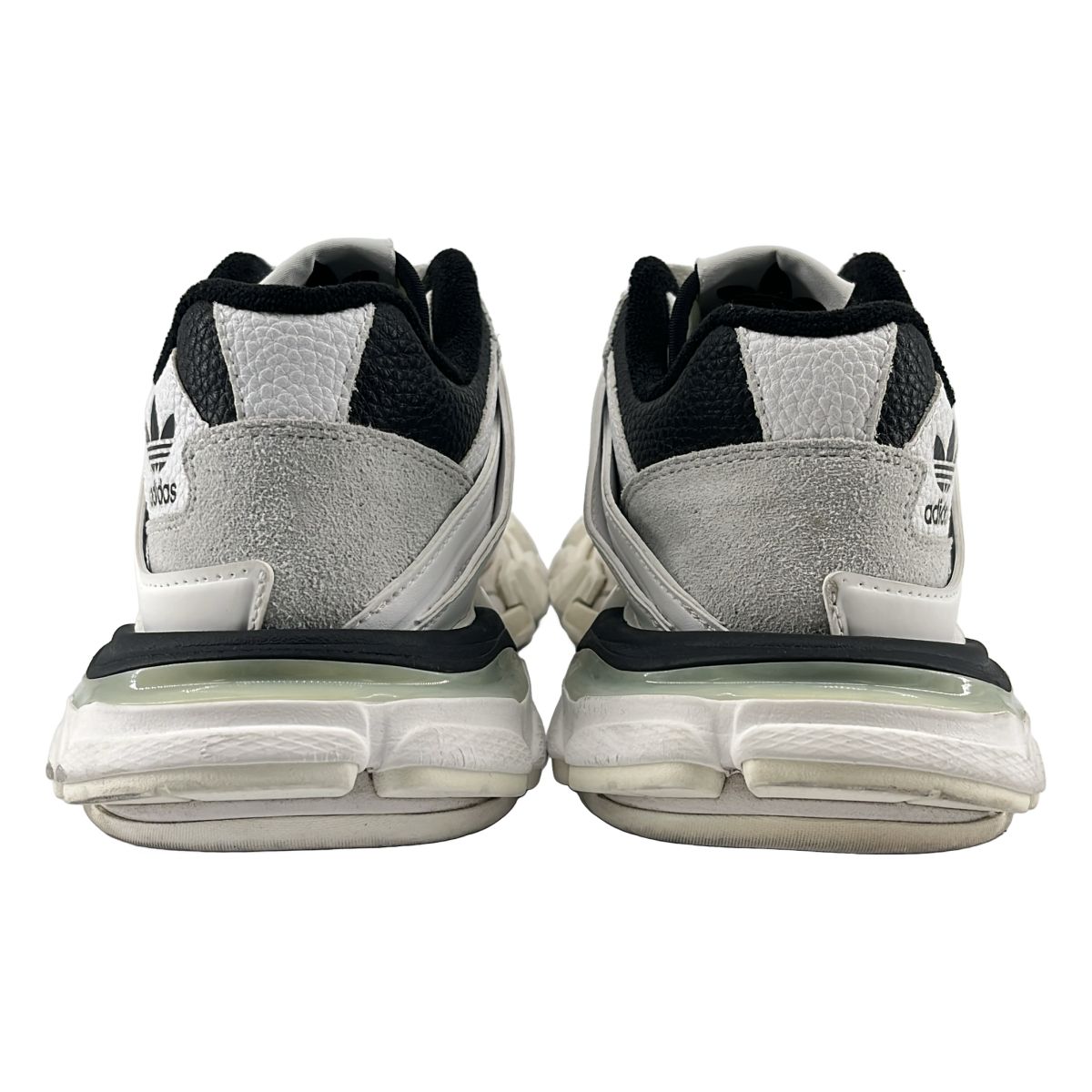 Balenciaga Adidas Tripre S Triple S Mesh Leather Sneakers Black White — view 3