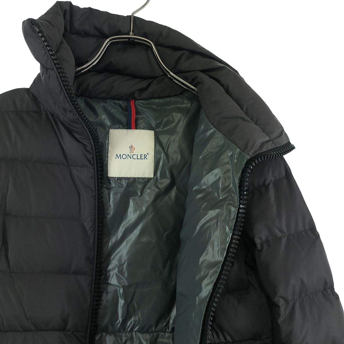 Moncler Argeles Giubbotto Down Jacket Coat 00 Charcoal Gray — view 4
