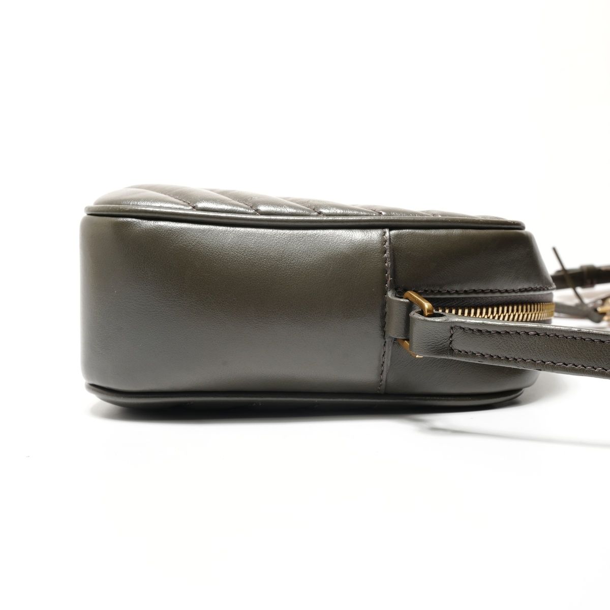 Saint Laurent Yves Shoulder Bag Quilted Gold — view 4