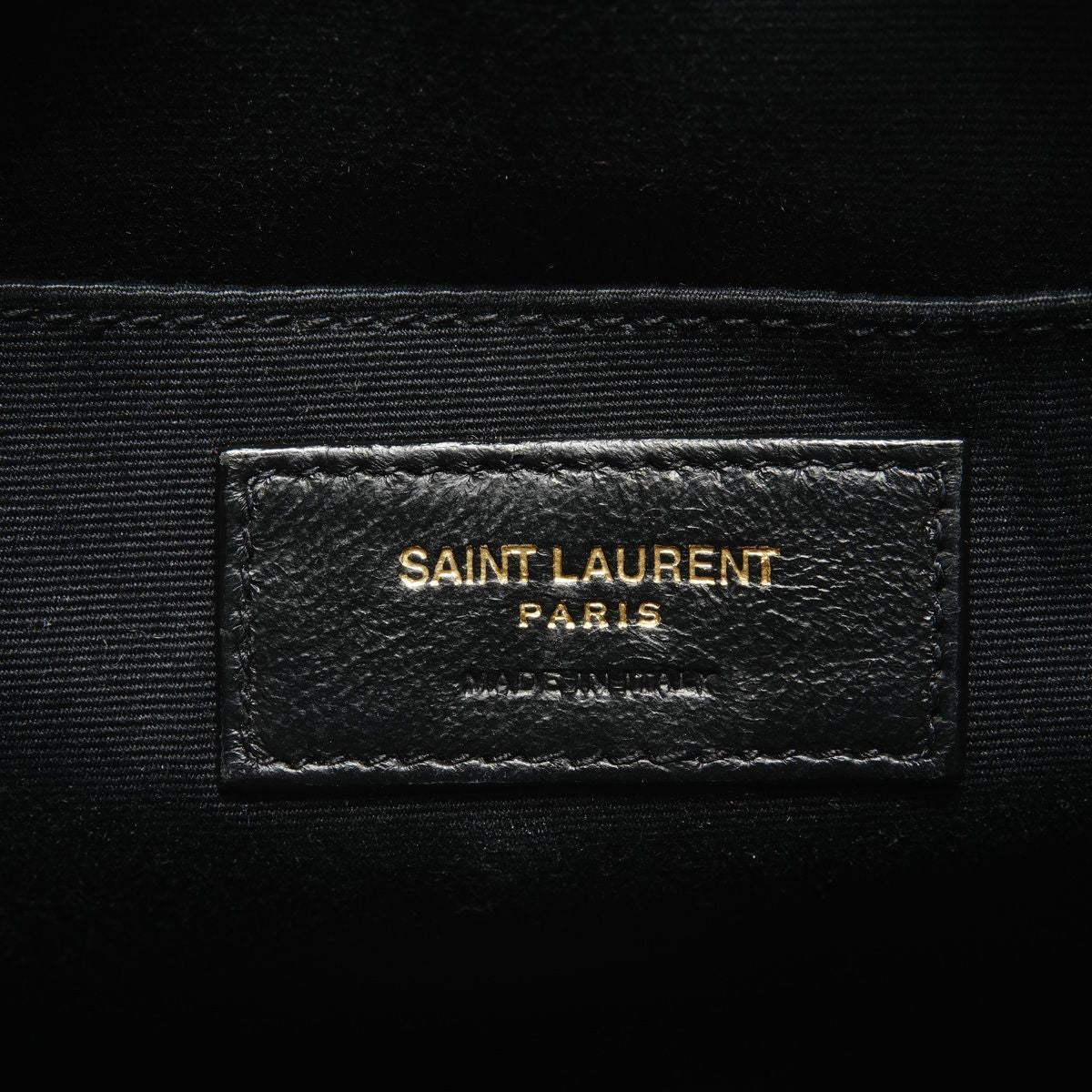 Saint Laurent Yves Shoulder Bag Quilted Gold — view 9