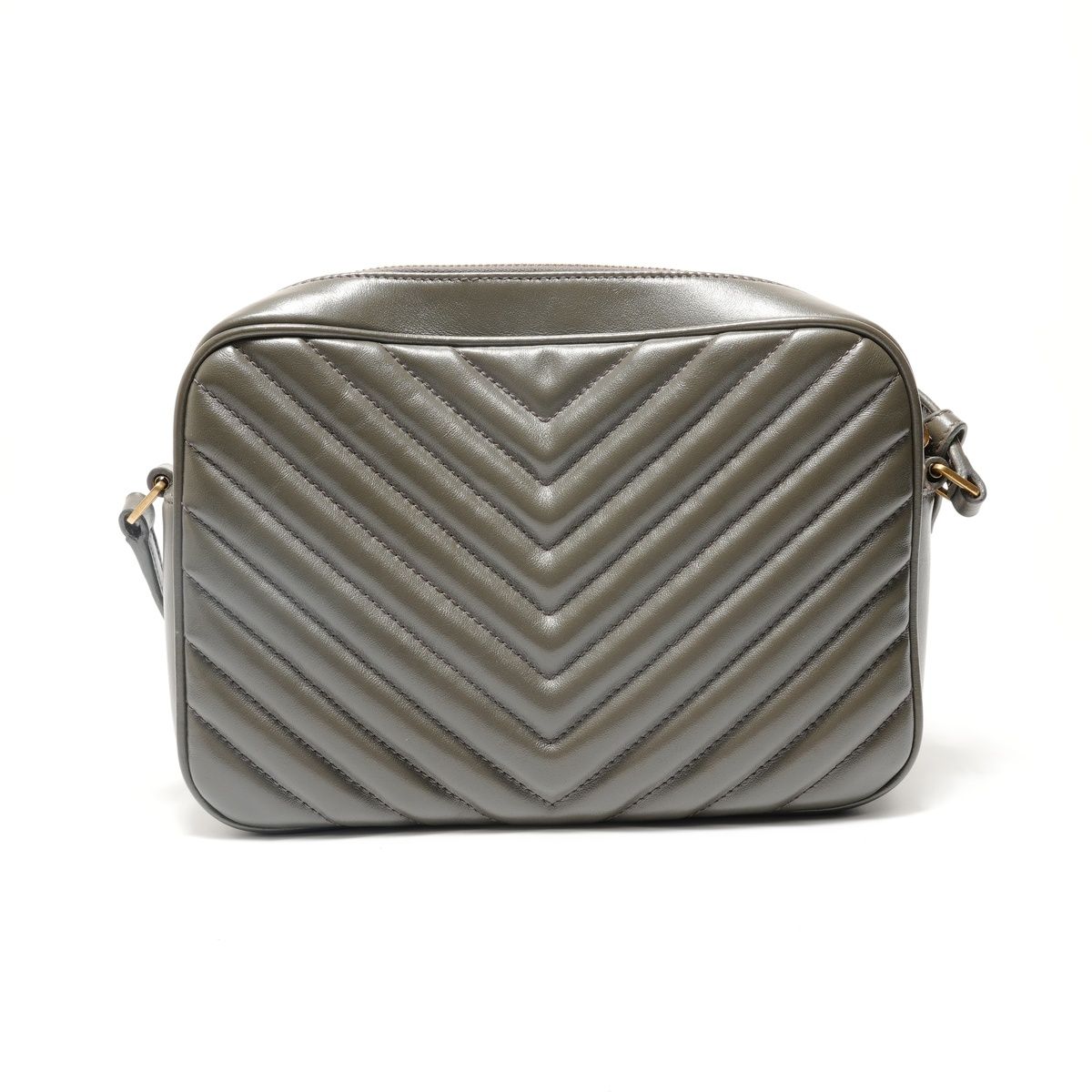 Saint Laurent Yves Shoulder Bag Quilted Gold — view 2