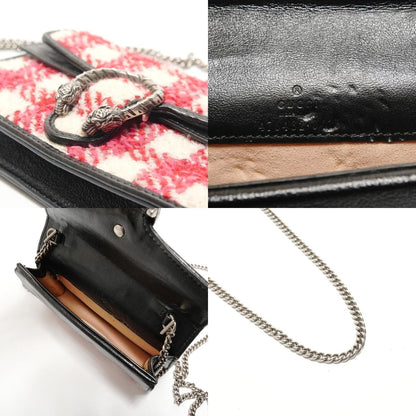 Gucci Shoulder Bag Dionysus GG Tweed Silver — view 9