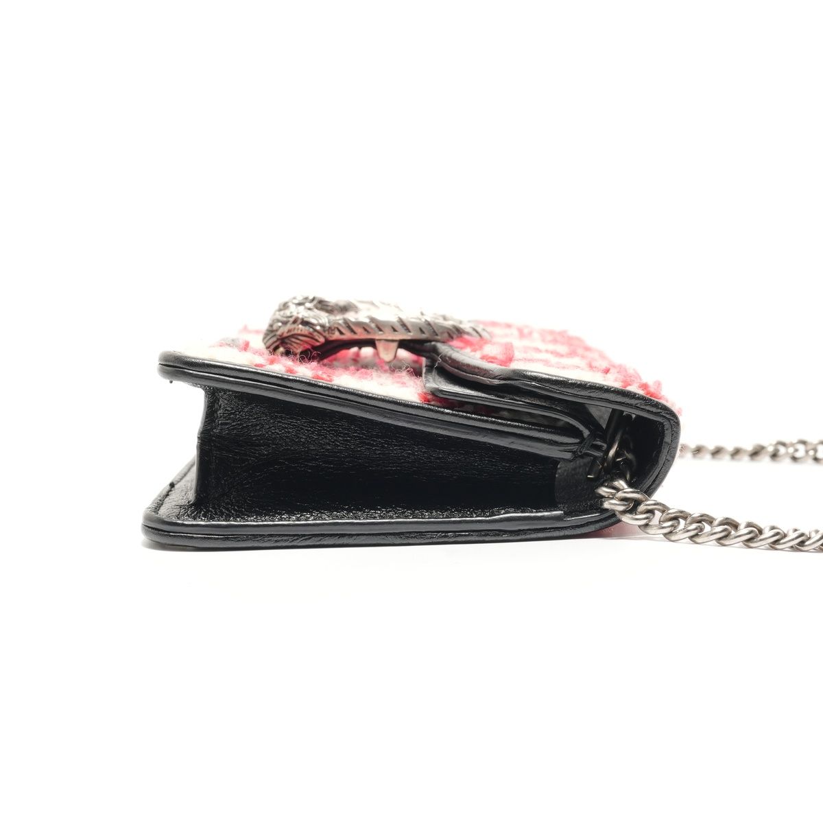 Gucci Shoulder Bag Dionysus GG Tweed Silver — view 4
