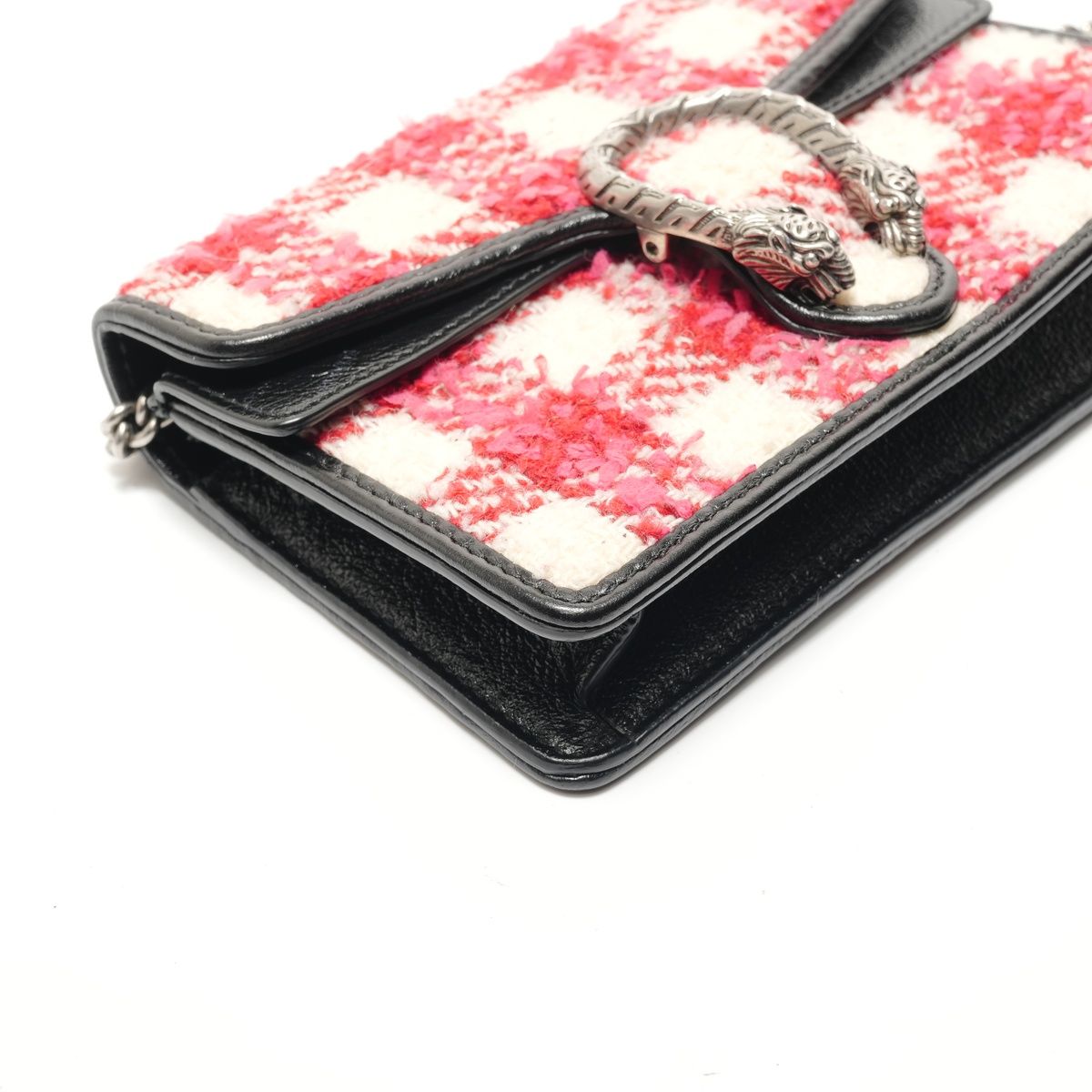 Gucci Shoulder Bag Dionysus GG Tweed Silver — view 5