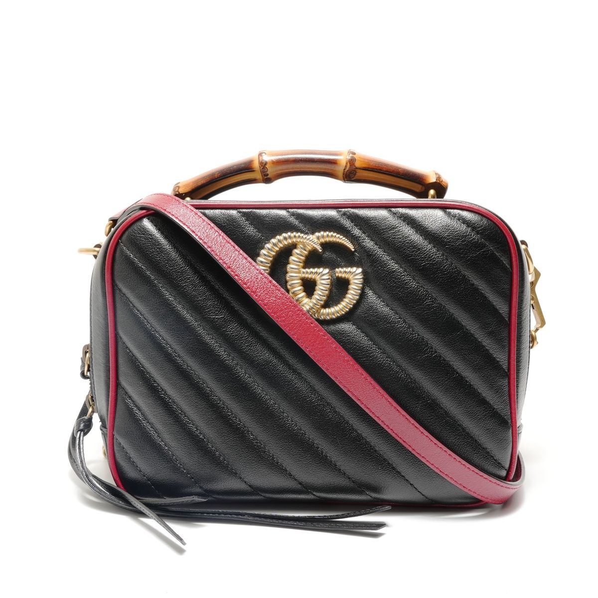 Gucci Shoulder Bag GG Marmont Bamboo