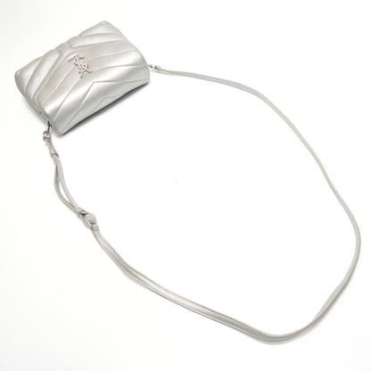 Saint Laurent Yves Shoulder Bag Silver Lou — view 8
