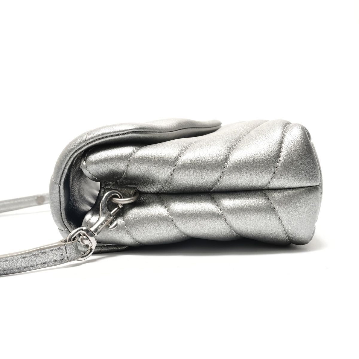 Saint Laurent Yves Shoulder Bag Silver Lou — view 3