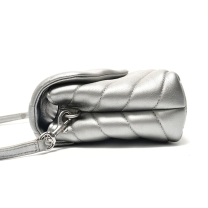 Saint Laurent Yves Shoulder Bag Silver Lou — view 3
