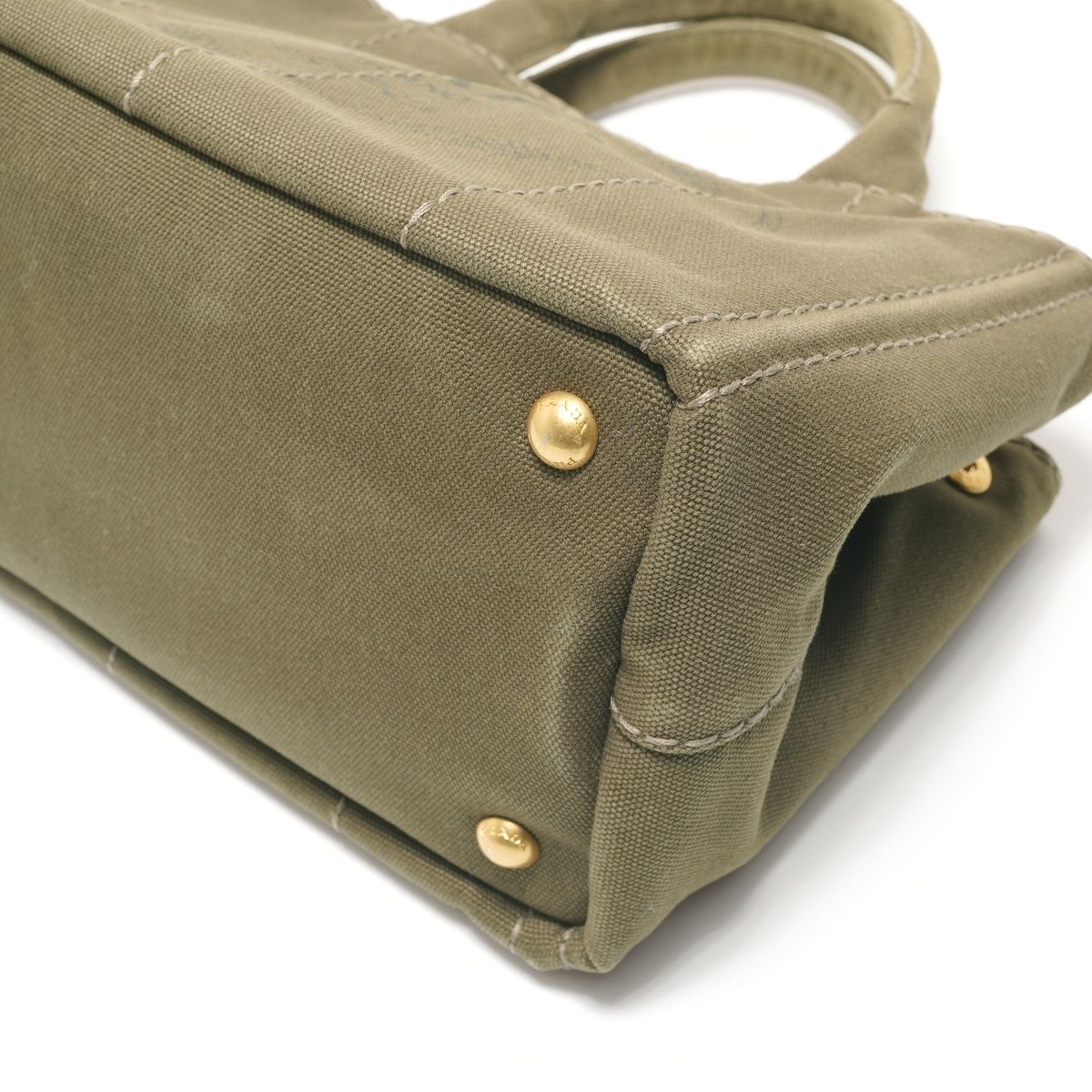 Prada Handbag Canapa Khaki — view 6