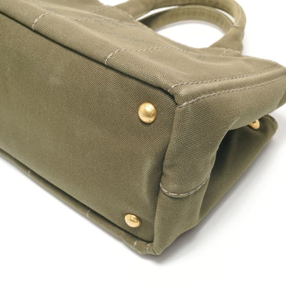 Prada Handbag Canapa Khaki — view 6