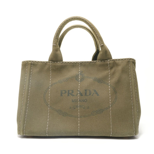 Prada Handbag Canapa Khaki