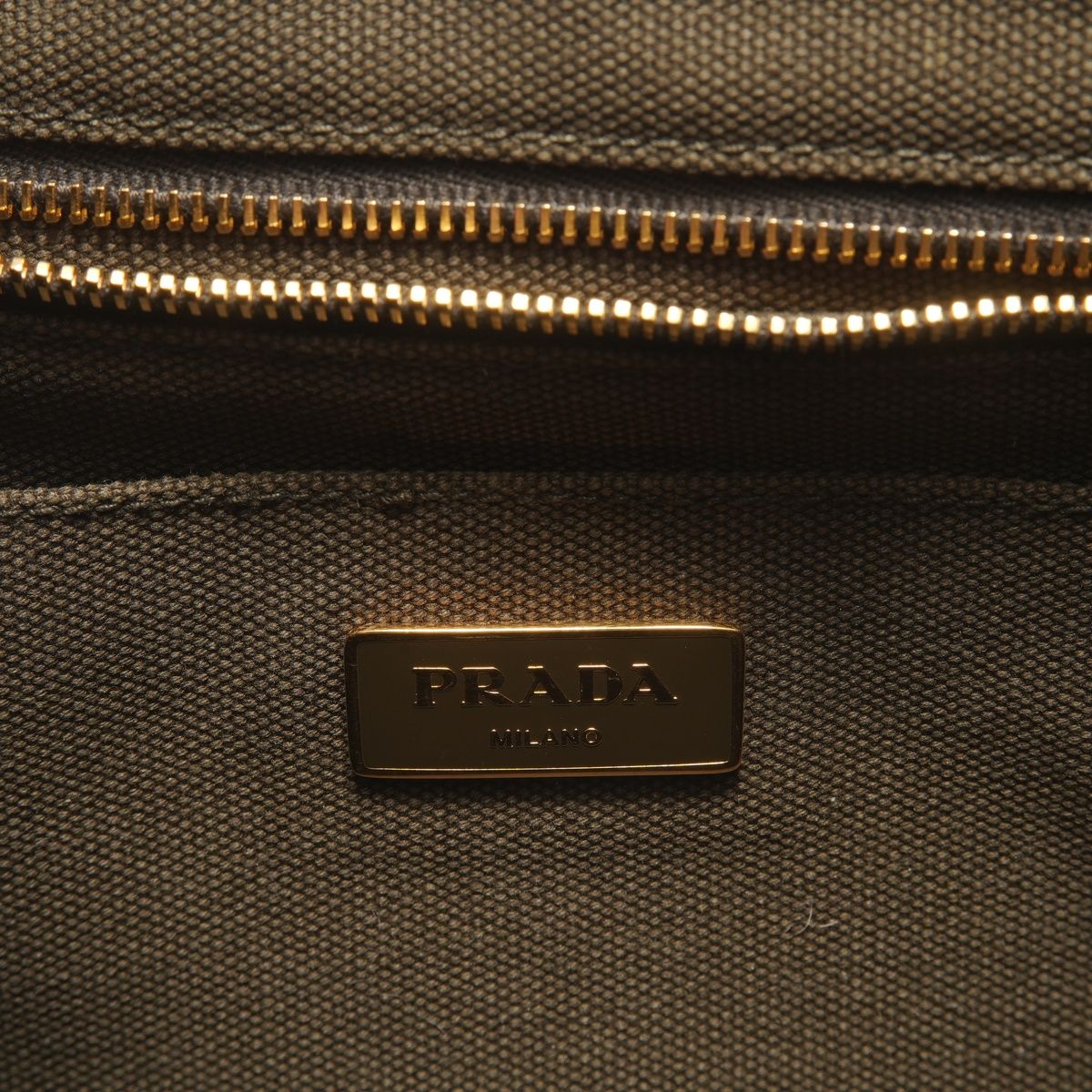 Prada Handbag Canapa Khaki — view 9