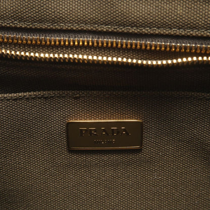 Prada Handbag Canapa Khaki — view 9
