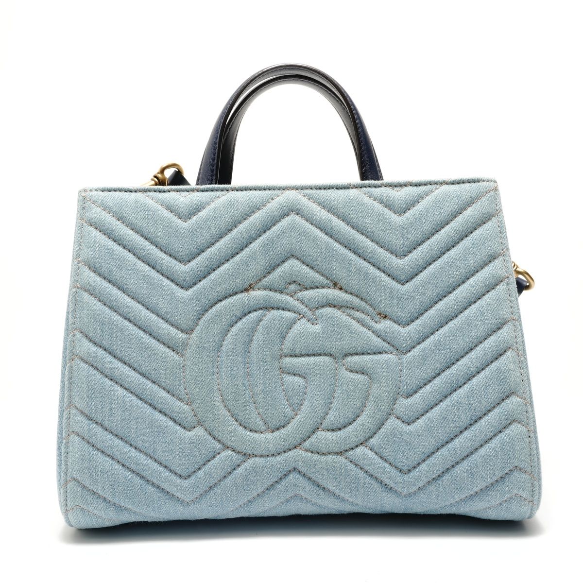 Gucci Shoulder Bag GG Marmont 2-Way Denim — view 2