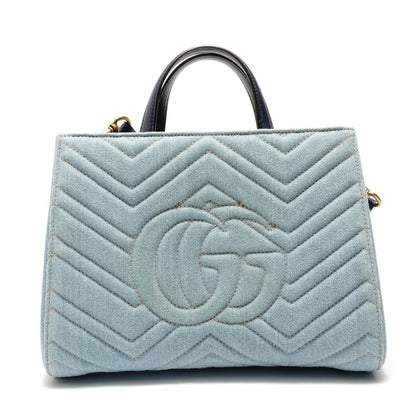 Gucci Shoulder Bag GG Marmont 2-Way Denim — view 2