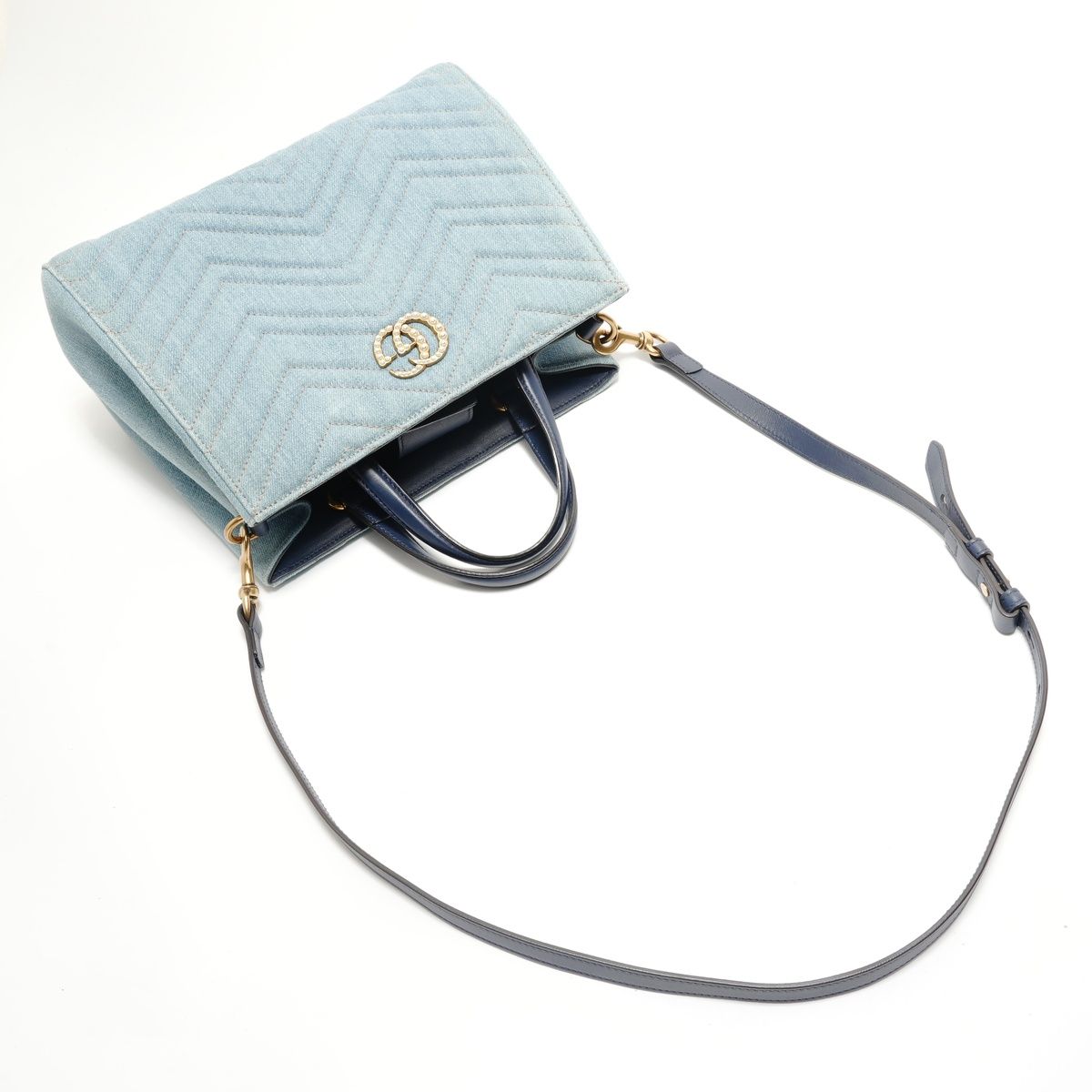 Gucci Shoulder Bag GG Marmont 2-Way Denim — view 8