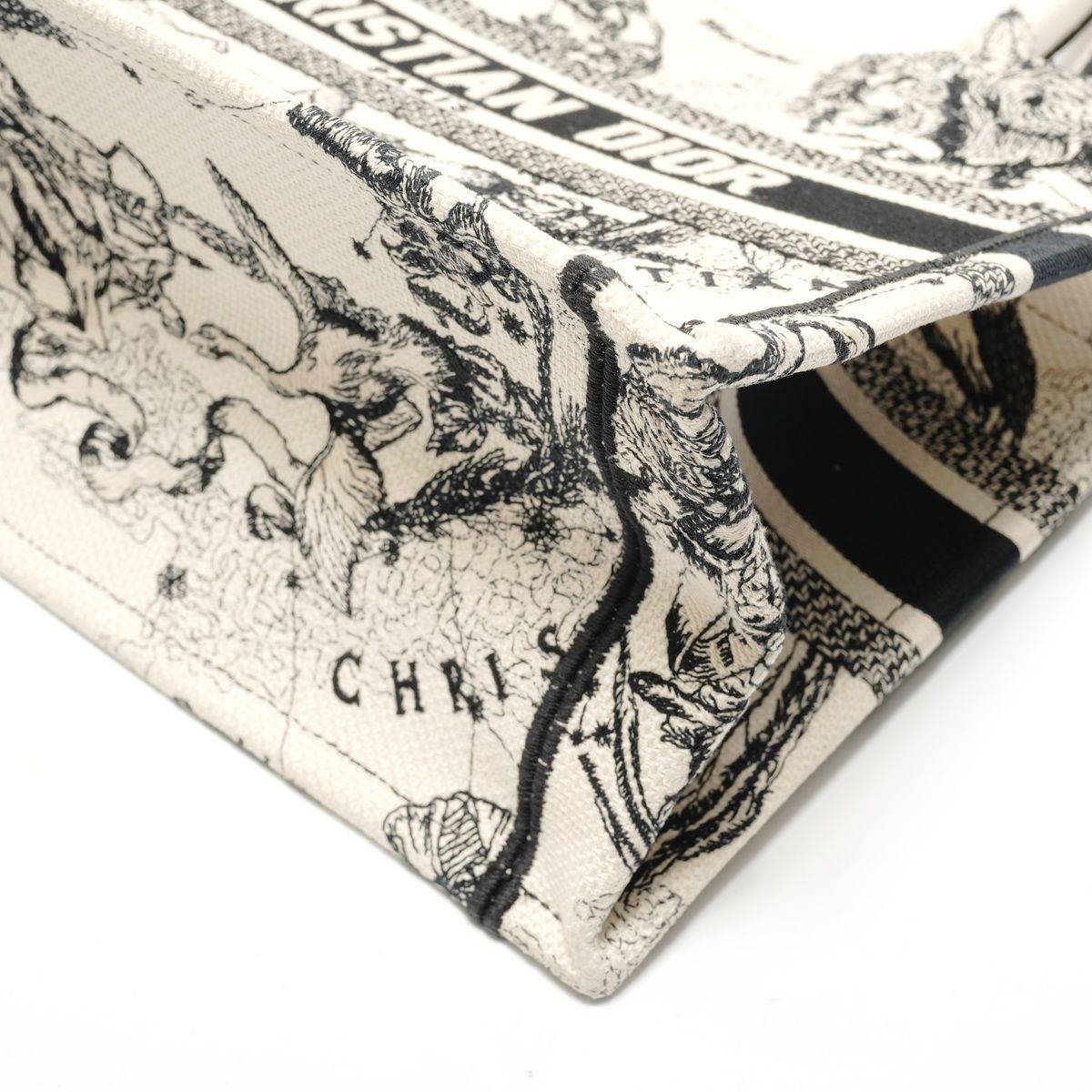Dior Tote Book Small Jacquard Canvas — view 6