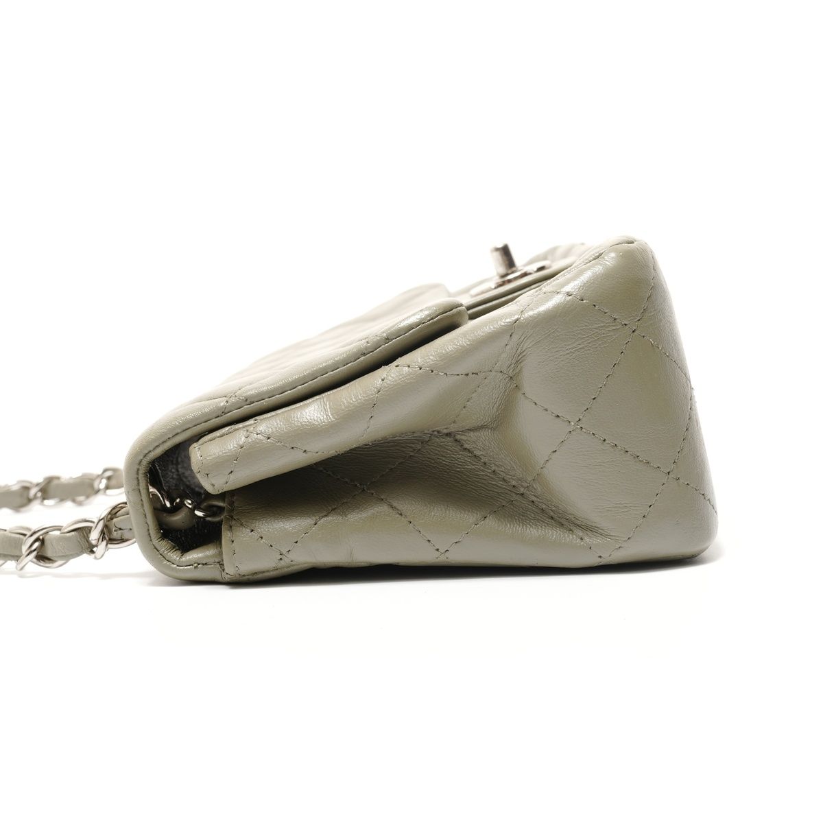 Chanel Shoulder Bag Quilted Lambskin Chain Cross — view 3