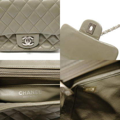 Chanel Shoulder Bag Quilted Lambskin Chain Cross — view 9