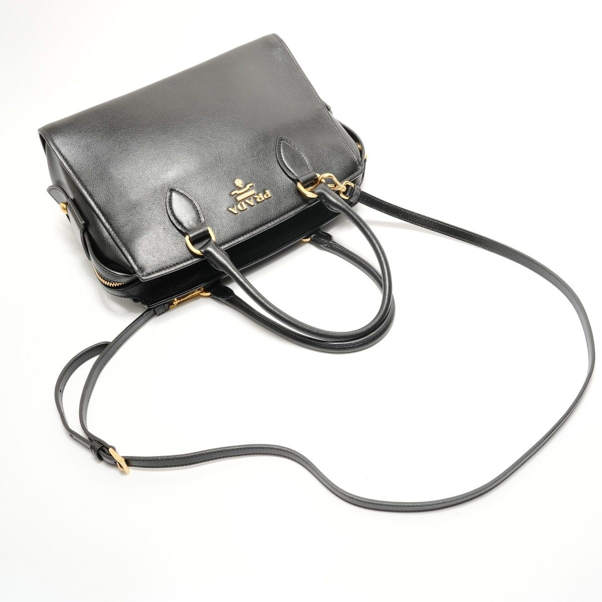Prada Shoulder Bag Logo Jacquard 2-Way — view 8