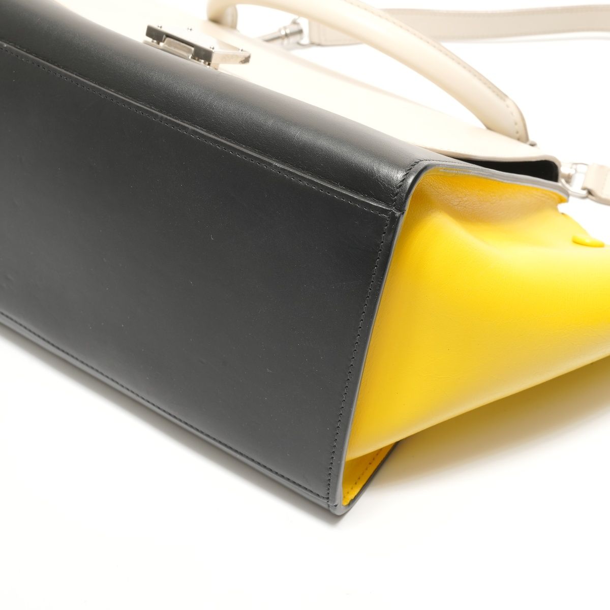 Celine Handbag Trapeze 2-Way Shoulder Leather — view 6