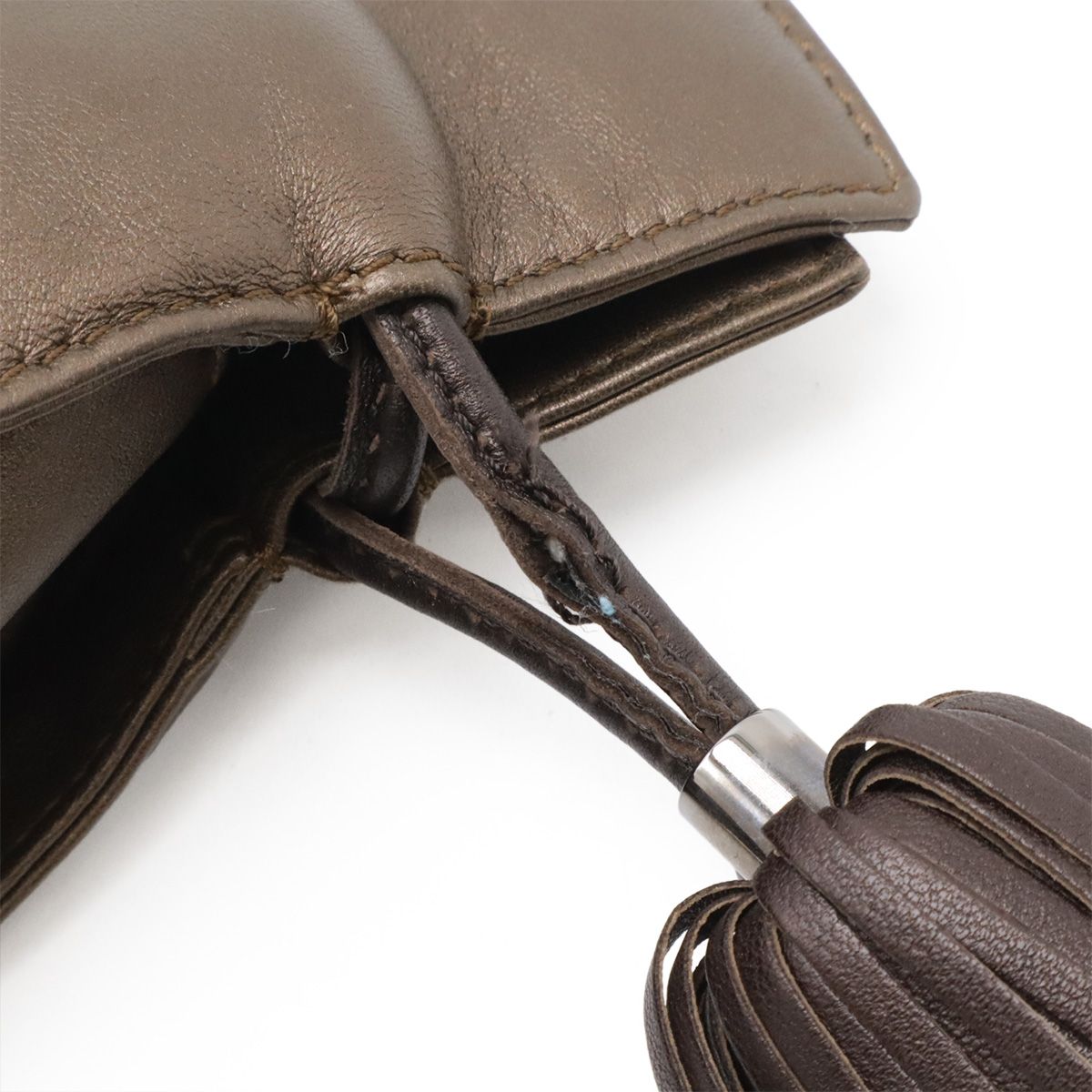 Loewe Flamenco 22 Shoulder Bag Pochette Crossbody 2-Way Drawstring Fringe — view 6