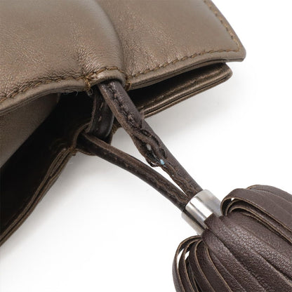 Loewe Flamenco 22 Shoulder Bag Pochette Crossbody 2-Way Drawstring Fringe — view 6