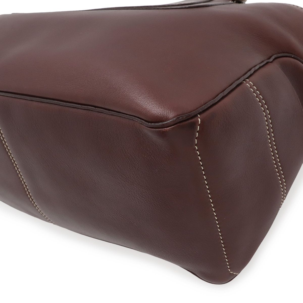 Celine Boogie Tote Leather Bordeaux Winered Gold — view 3