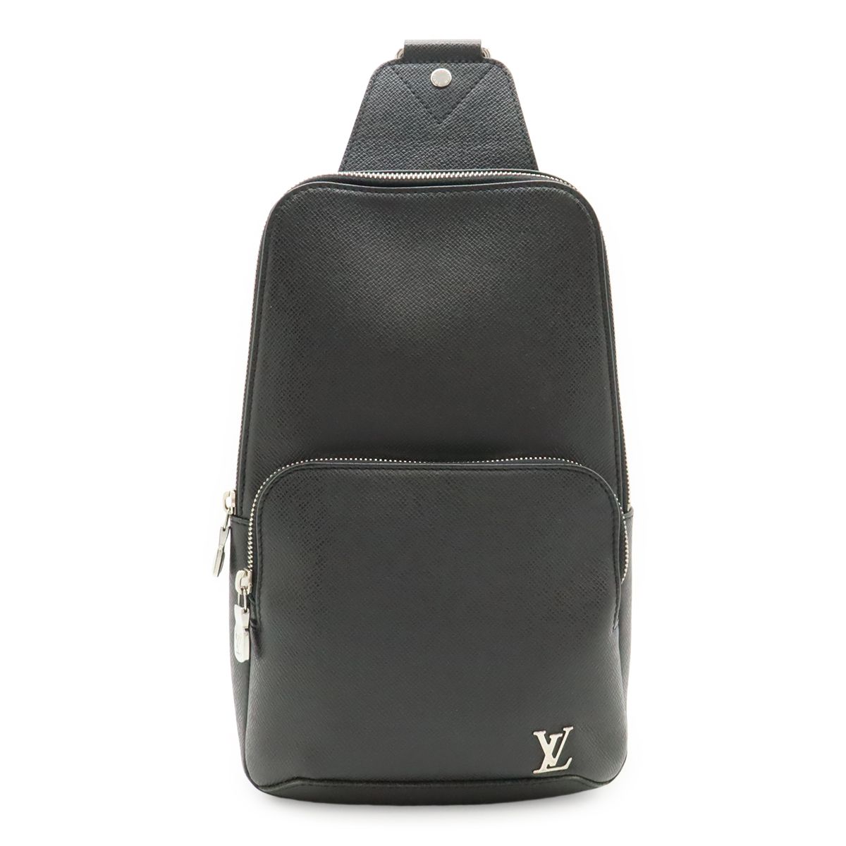 Louis Vuitton Taiga Avenue Sling Bag Leather Noir Black