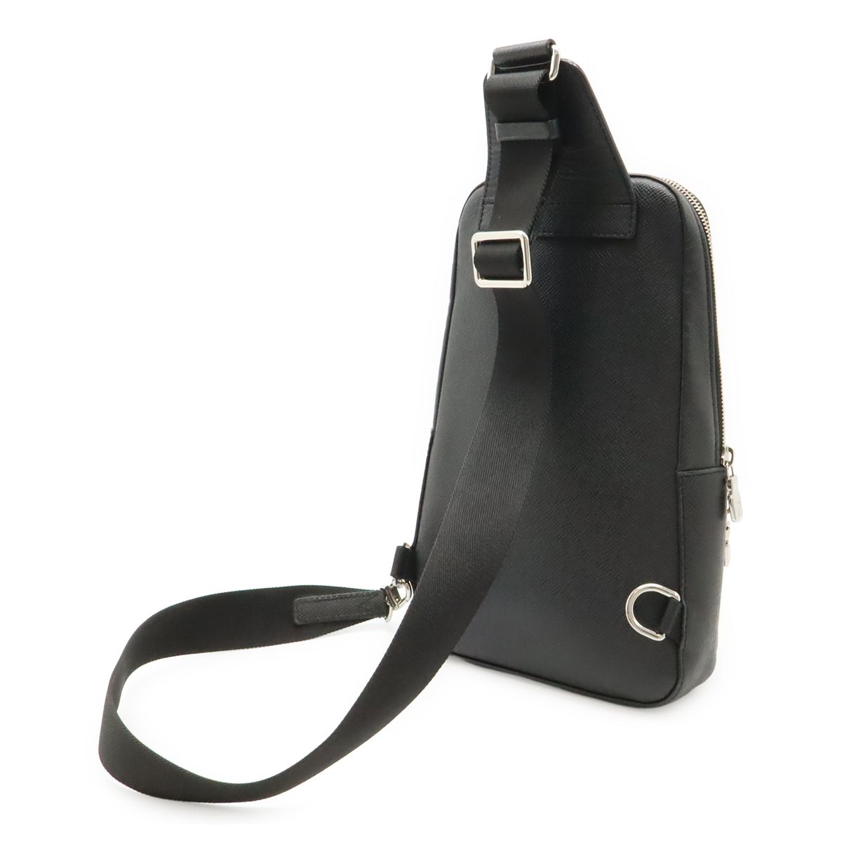 Louis Vuitton Taiga Avenue Sling Bag Leather Noir Black — view 2
