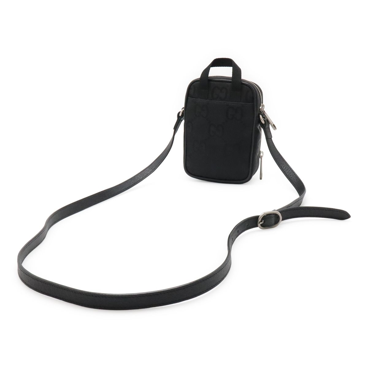 Gucci Off the Grid Shoulder Bag Pochette Nylon Canvas Black — view 2