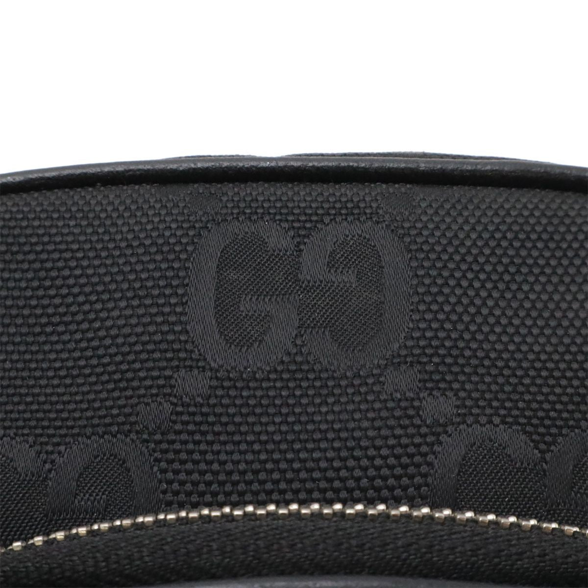 Gucci Off the Grid Shoulder Bag Pochette Nylon Canvas Black — view 4