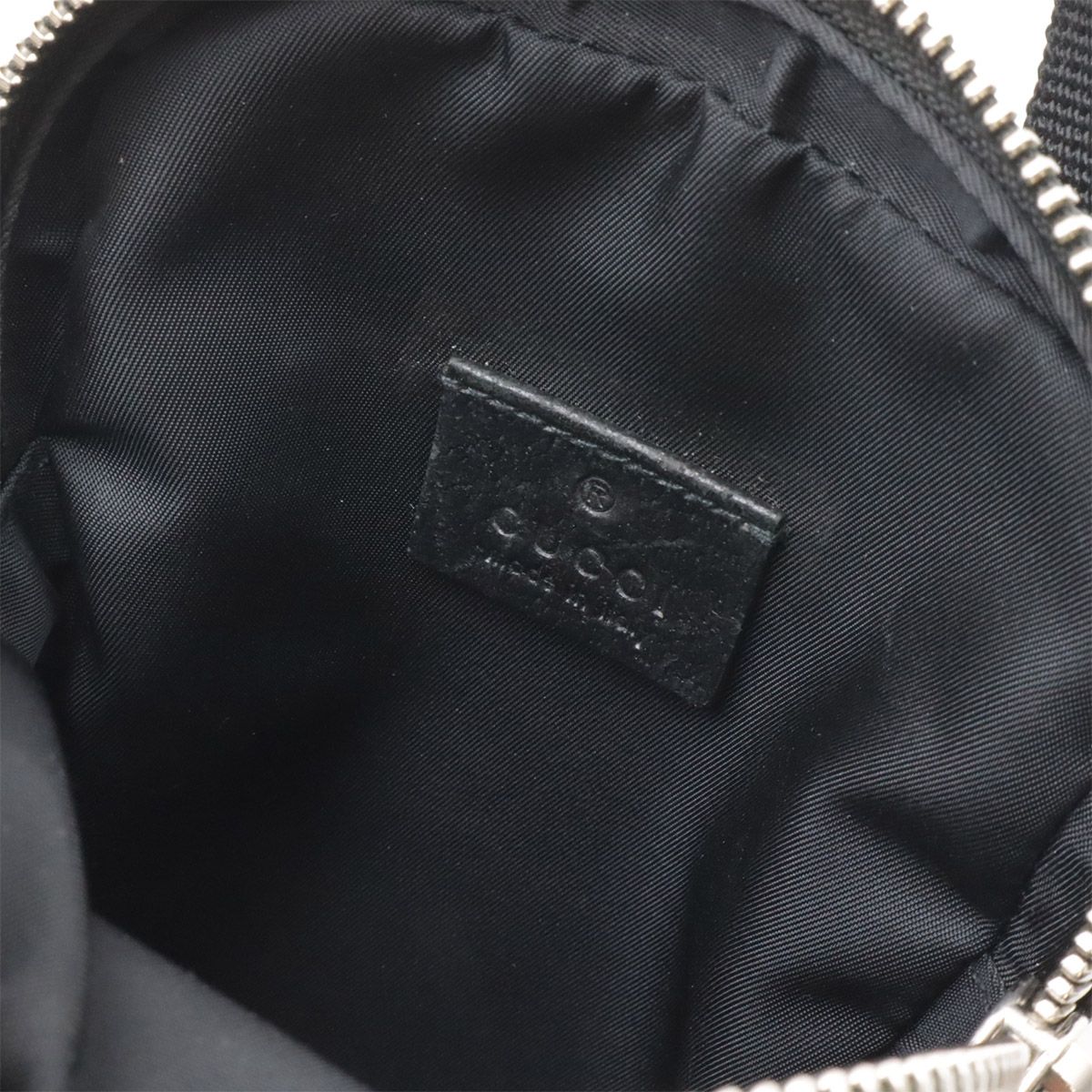 Gucci Off the Grid Shoulder Bag Pochette Nylon Canvas Black — view 8